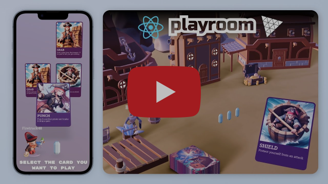 Build a Multiplayer Card Game w/ React Three Fiber & Playroom Stream Mode
